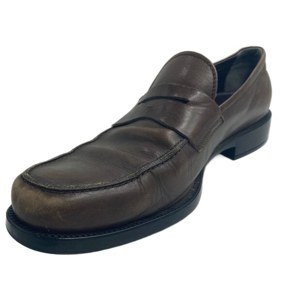 Tod's Brown Leather Loafers - Size 9.5 - Picture 2 of 8